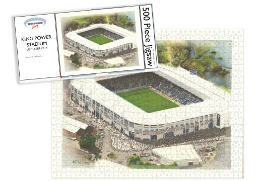 Leicester City FC King Power Stadium Wall Art Print